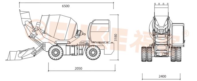 میکسرهای بتون با قابلیت خود بارگیری, FK33-25