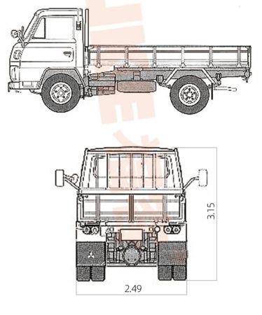 کامیون با قابلیت دسترسی از کنار, FK6-80T