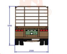 نیمه تریلر حمل گاو وگوسفند, FK35-1301G