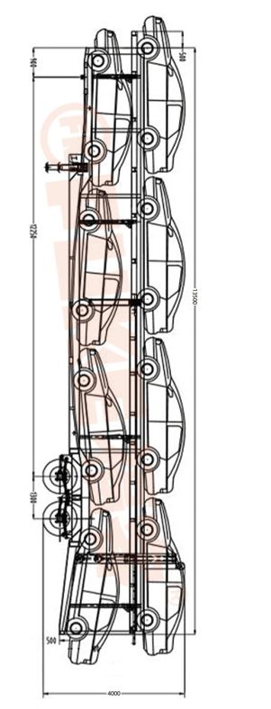 تریلر حمل خودرو / کشنده خودرو, FK35-1302G